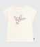 T-shirt a maniche corte con stampa bambina ecru MILK