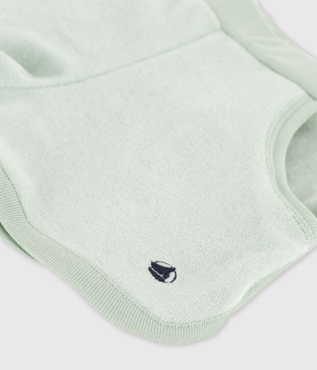 Shorts in spugna bouclette bambina verde