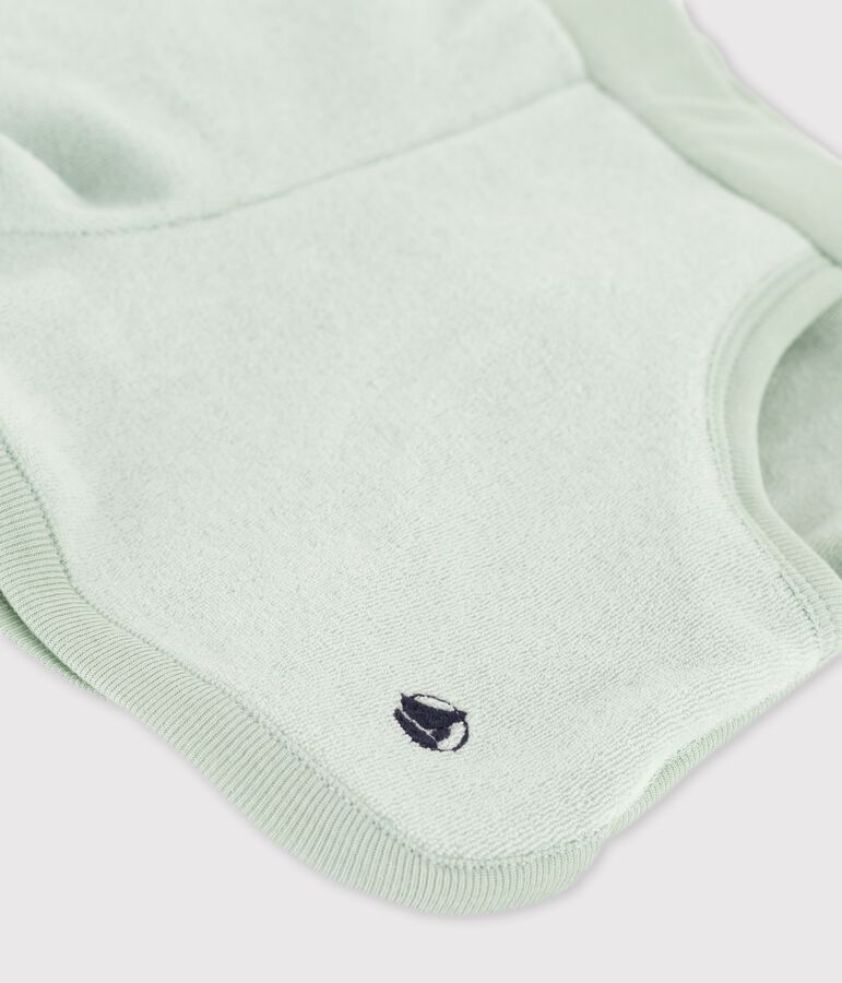 Shorts in spugna bouclette bambina verde