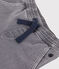 Pantalone bambino in denim taglio regular grigio GRIS