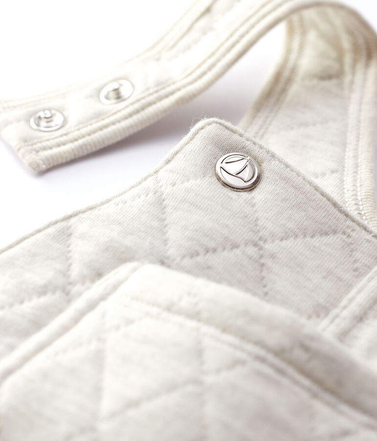 Salopette trapuntata beb&egrave;. beige MONTELIMAR CHINE