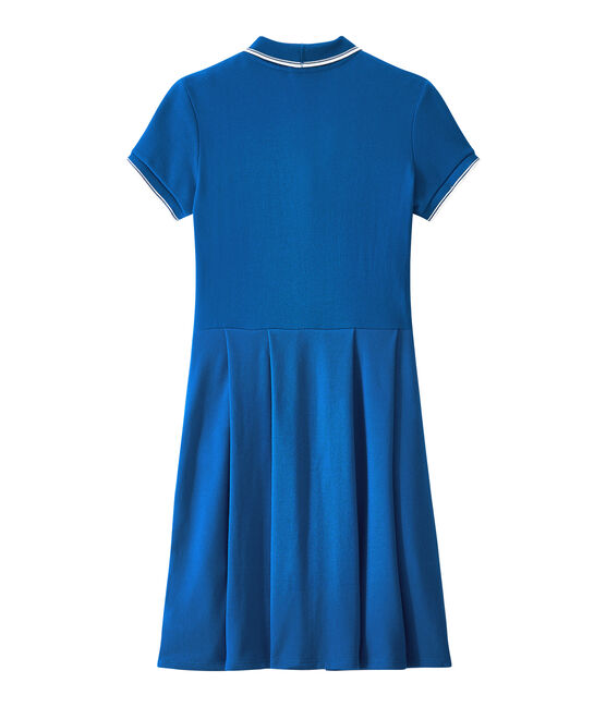 Abito ultra femminile a maniche corte blu PERSE