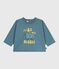 T-shirt a maniche lunghe in cotone con motivo gatto neonato GOBELIN