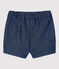 Shorts bebè in denim leggero biologico blu DENIM