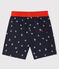 Short da mare bebè maschio in fantasia blu SMOKING/bianco MULTICO
