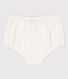 Slip bloomer neonato in pizzo sangallo