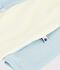 Pigiama in cotone con stampa a righe neonato blu/bianco