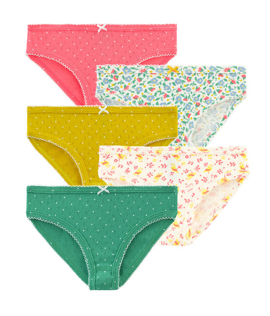 Confezione da 5 slip bambina variante 1