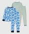 Set di pigiami in cotone fantasia bambino variante 1