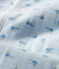 Combisac bebè a costine blu FRAICHEUR/bianco MULTICO