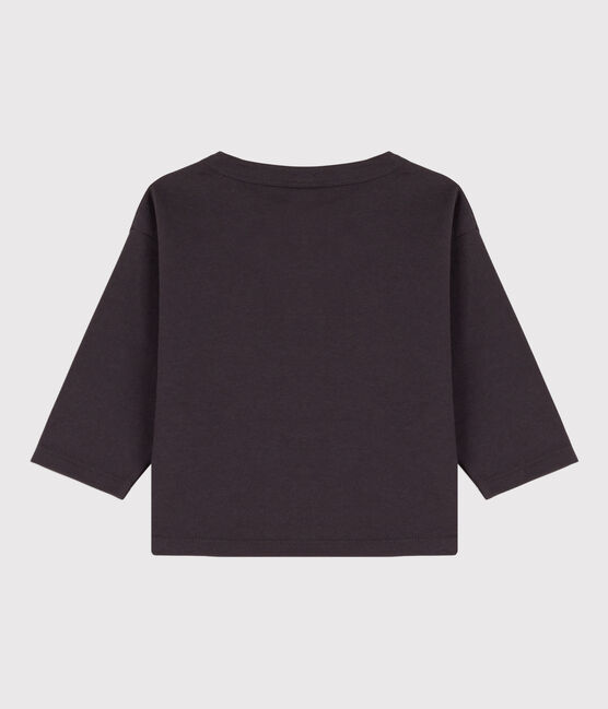 T-shirt maniche lunghe bebè in cotone grigio DUMBO