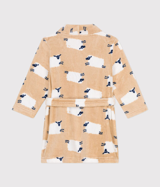 Vestaglia in pile con stampa bambino TRENCH/ MULTICO