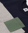 T-shirt bambino in jersey blu SMOKING/bianco MULTICO