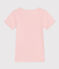 T-shirt a maniche corte bambina in cotone rosa MINOIS