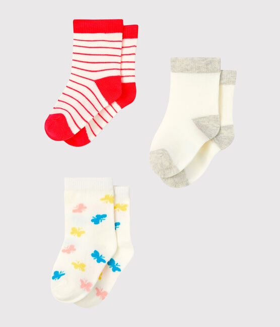 Set di 3 paia di calzini bebè bambina variante 1