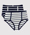 Confezione da 2 slip vita alta in cotone donna Variante 1 PACK