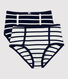 Confezione da 2 slip vita alta in cotone donna