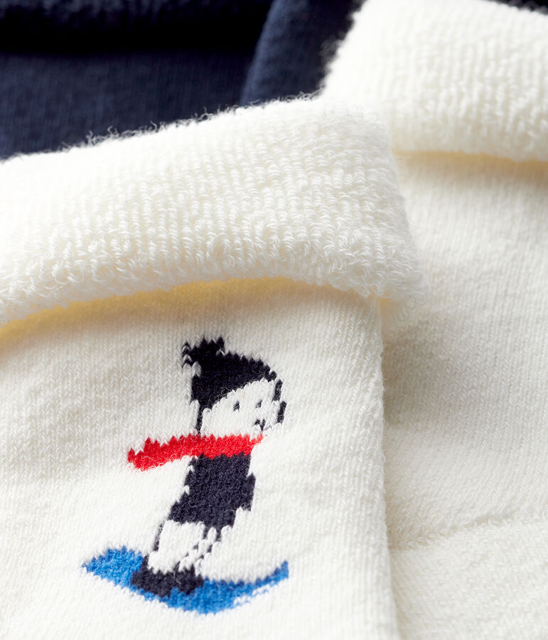 Confezione da 2 paia di calzini beb&egrave; multicolore