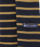sciarpa rigata satinata per donna blu SMOKING/giallo BRINDILLE SATIN