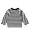 Pull millerighe per bebé maschio grigio CAPECOD/bianco MARSHMALLOW