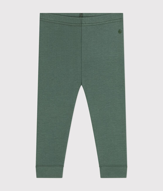 Leggings in cotone per bebè verde CROCO