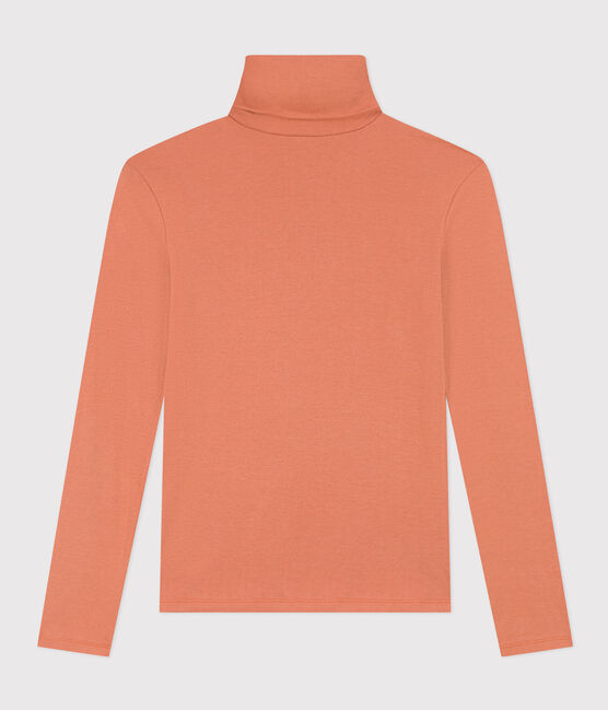 T-shirt dolcevita L'ICONIQUE in cotone Donna rosa SIENNA