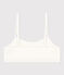 Brassière donna in cotone elastam bianco MARSHMALLOW