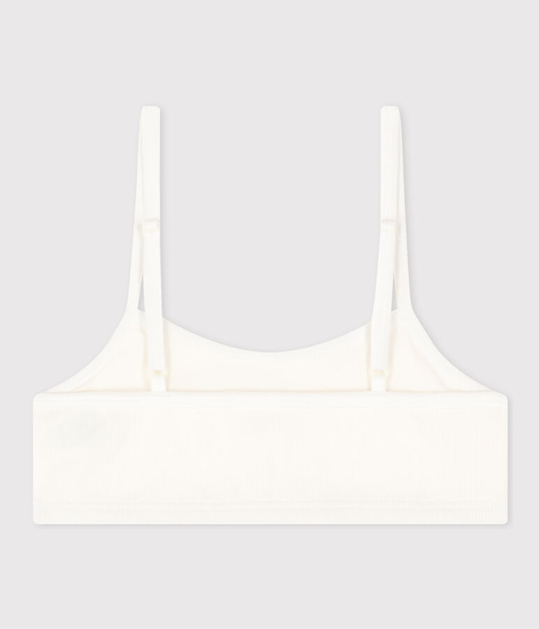 Brassi&egrave;re donna in cotone elastam bianco