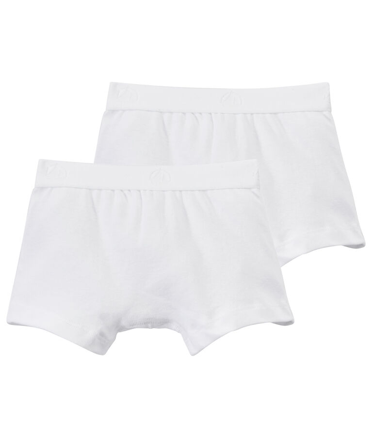Duo boxer bambino bianco