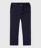 Pantaloni in tessuto felpato bambino blu SMOKING