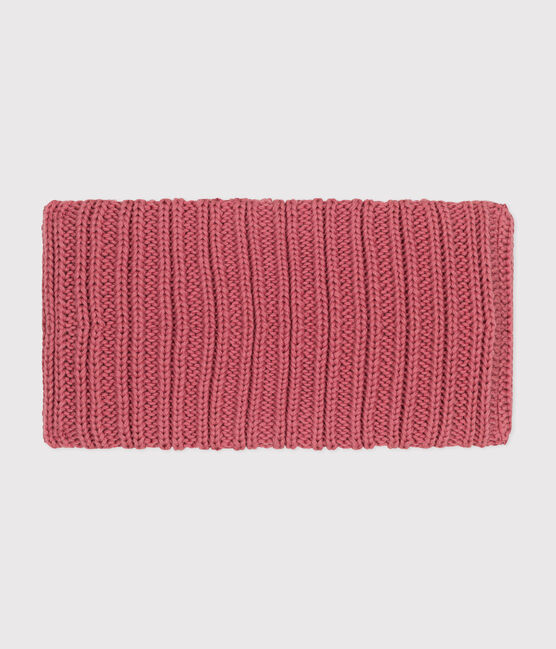 Snood in maglia foderata in pile neonato rosa ROSEWOOD