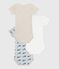 Set di body a maniche corte in cotone con balene neonato variante 1