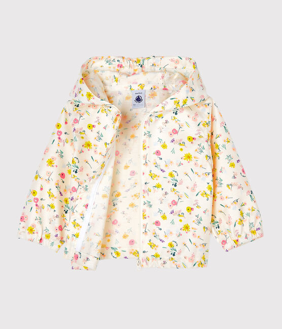 Giacca antivento fantasia bebè unisex bianco MARSHMALLOW/rosa ROSE/ MULTICO