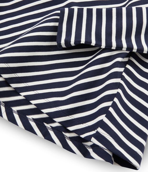 Marini&egrave;re grafica donna blu/bianco