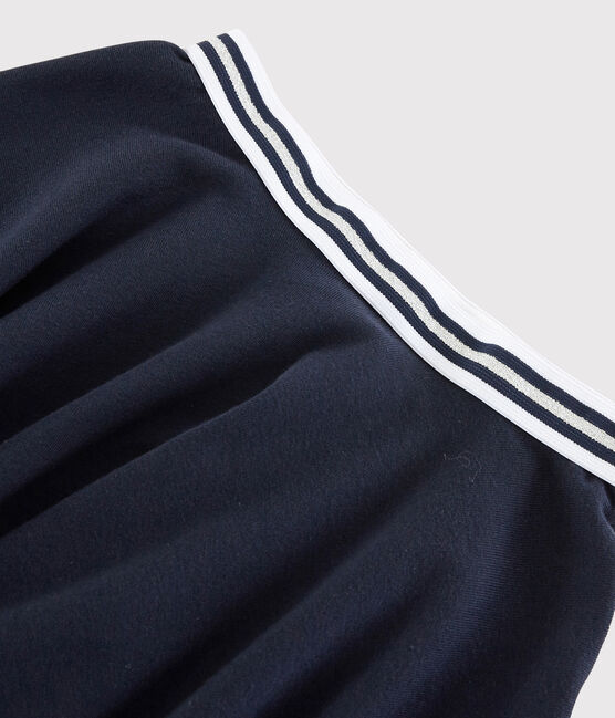 Gonna in maglia bambina blu SMOKING