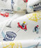 Coordinato: pigiama + calze per bebé maschio bianco MARSHMALLOW/bianco MULTICO