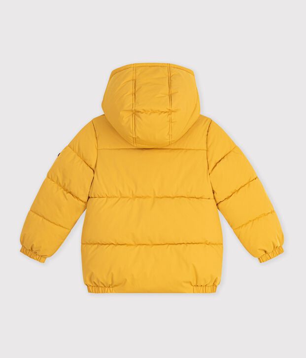 Piumino tinta unita bambino giallo