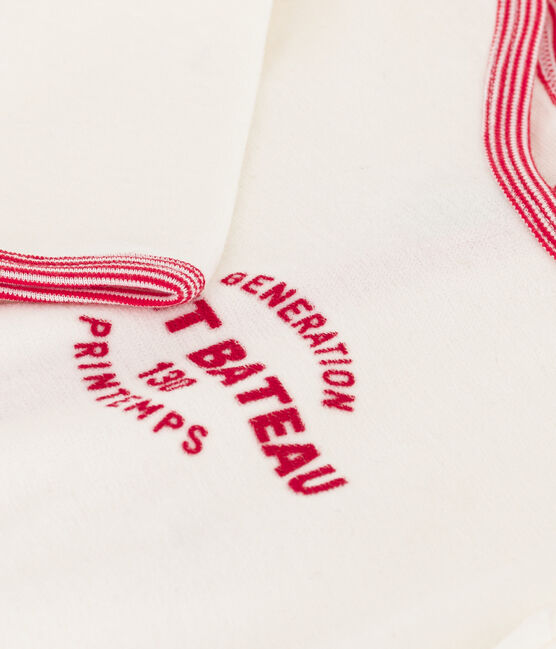 Tutina pigiama 130 anni in ciniglia bianco MARSHMALLOW