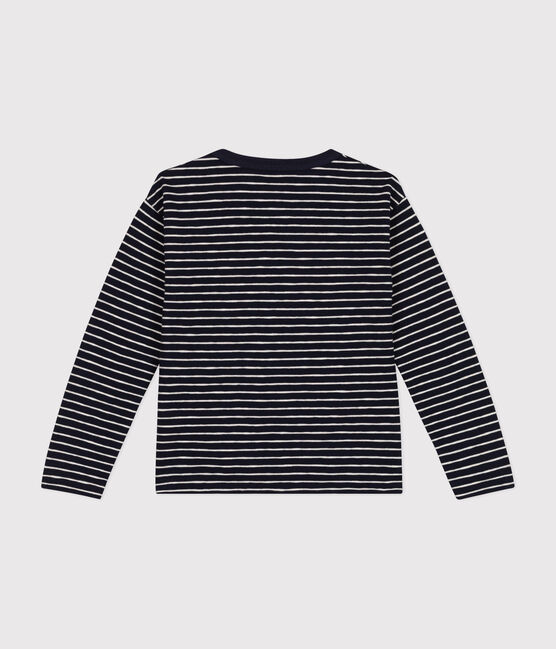 T-shirt a maniche lunghe in jersey flammé bambino SMOKING/ MONTELIMAR