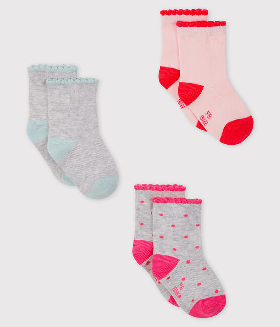 Set di 3 paia di calzini bebè bambina variante 1
