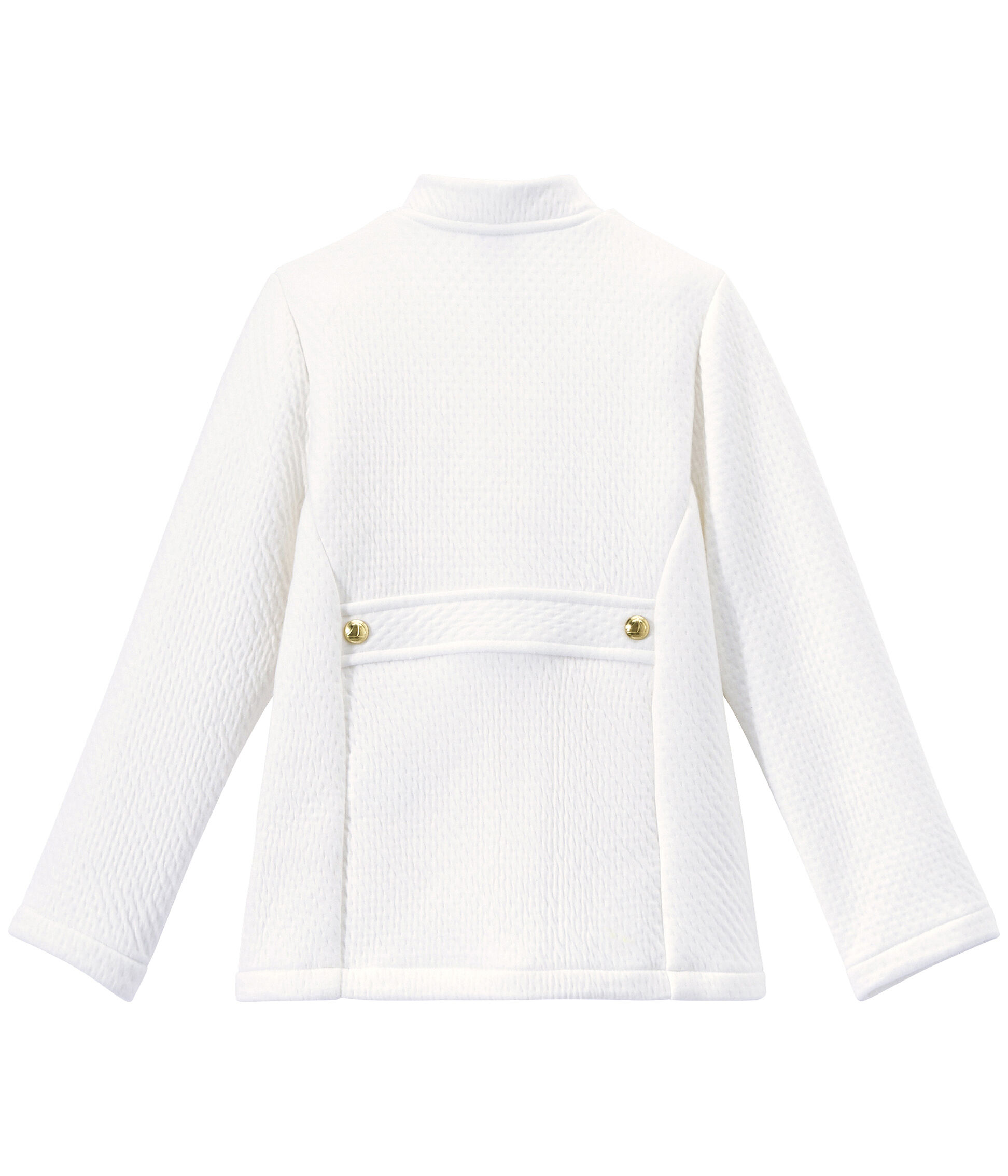 Cappotto bambina in tubique matelassé MARSHMALLOW | Petit Bateau