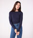 T-shirt L'Iconique a maniche lunghe in misto lana e cotone donna
