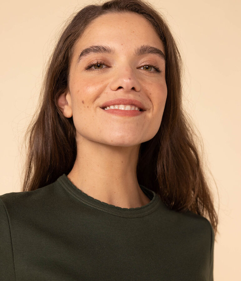 T-shirt L'ICONIQUE cocotte in cotone Donna verde