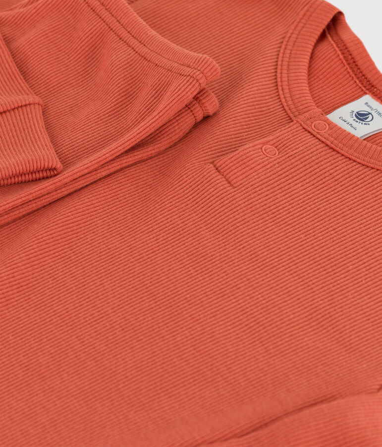 Pigiama in cotone e lyocell per bimba/bimbo rosa