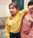 Maglia in tessuto felpato bambina/bambino