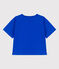 T-shirt LE BOXY in cotone donna blu PERSE