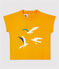 T-shirt bebè a maniche corte in cotone. giallo TEHONI