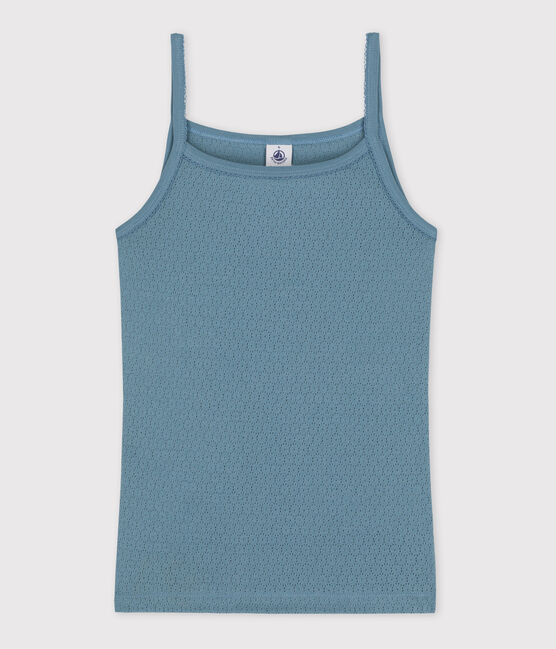 Canottiera con spalline L'ICONIQUE in cotone donna blu ROVER