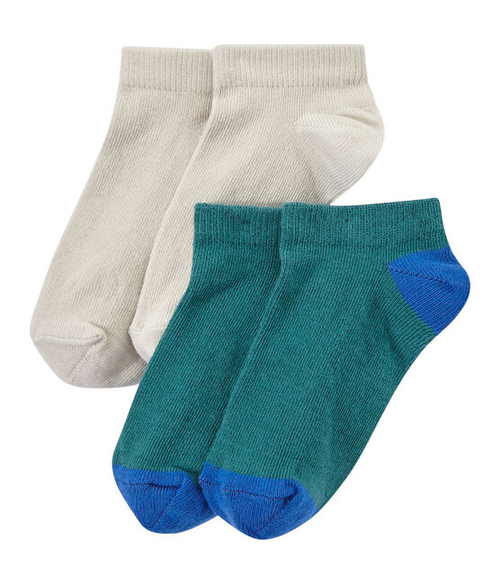 Lotto di 2 paia di calzini bambino bianco LOT