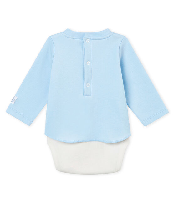 Body tee-shirtML per bebé maschio blu FRAICHEUR